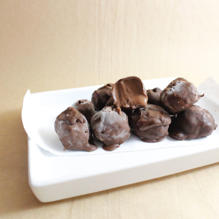 Ice Cream Bites, receta saludable de Makeitgrain por Andrea Sambrano