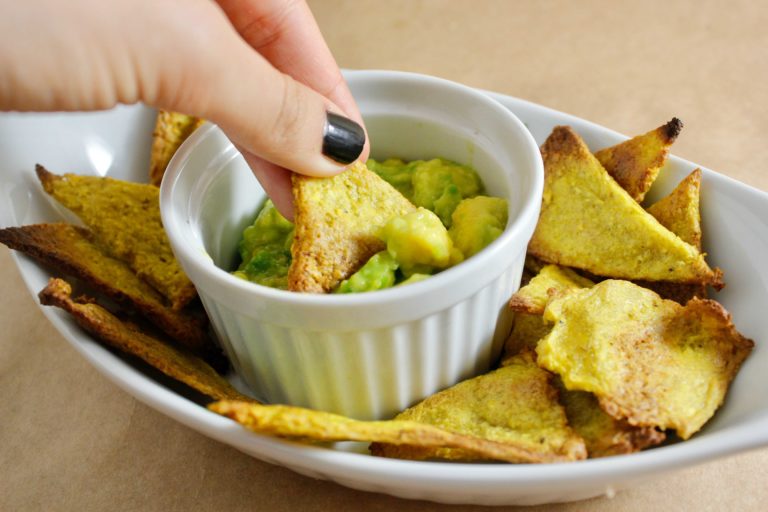 Nachos de Plátano, receta saludable de Makeitgrain por Andrea Sambrano