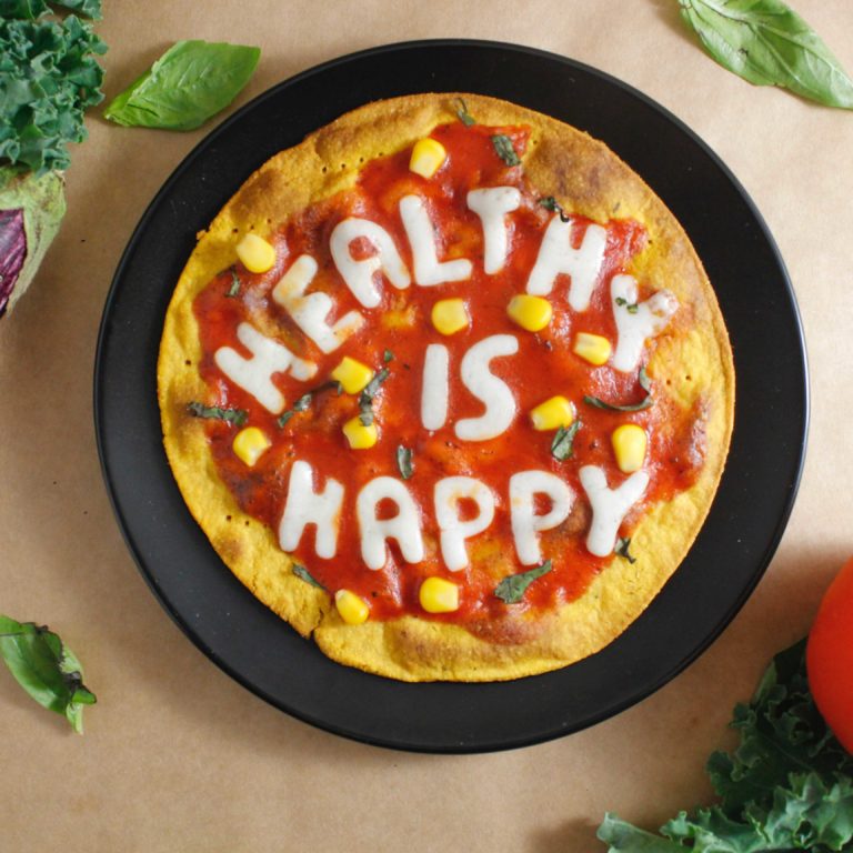 Base de Pizza de Batata, receta saludable de Makeitgrain por Andrea Sambrano