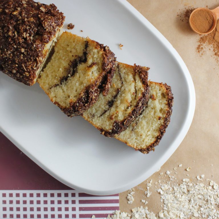 Coffee Cake, receta saludable de Makeitgrain por Andrea Sambrano