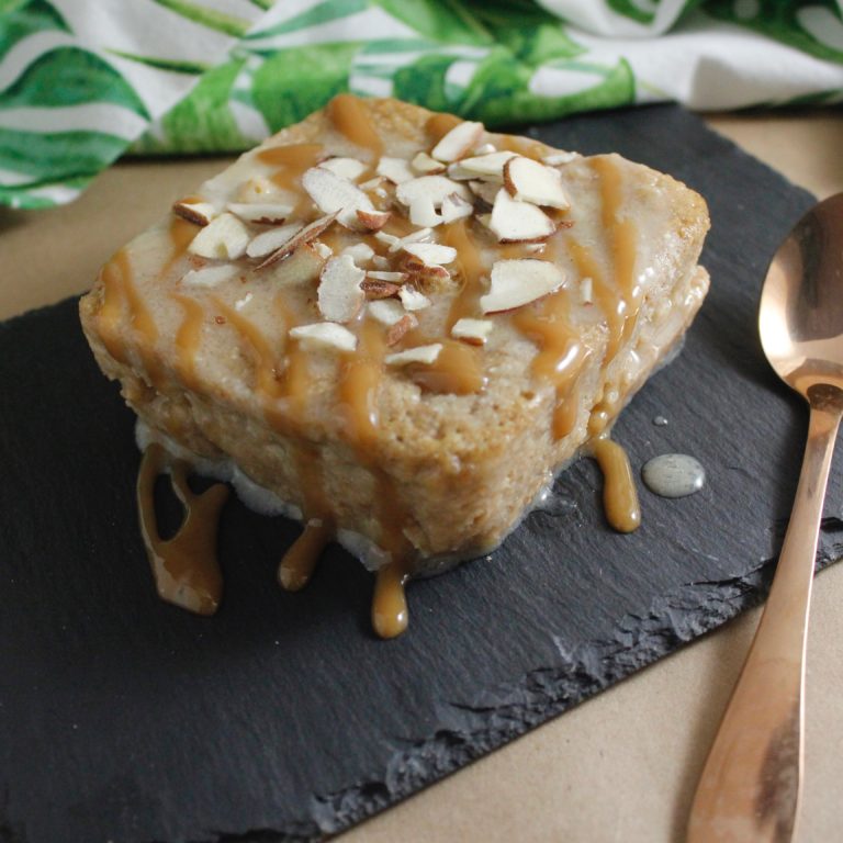 Tres Leches Migcake 2.0, receta saludable de Makeitgrain por Andrea Sambrano